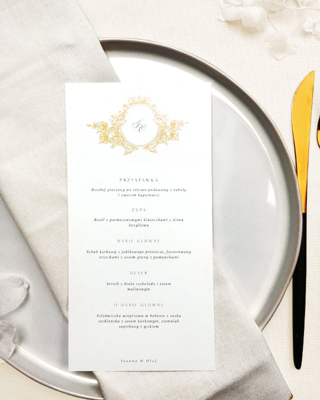 <font size="4">MENU z herbem</font>