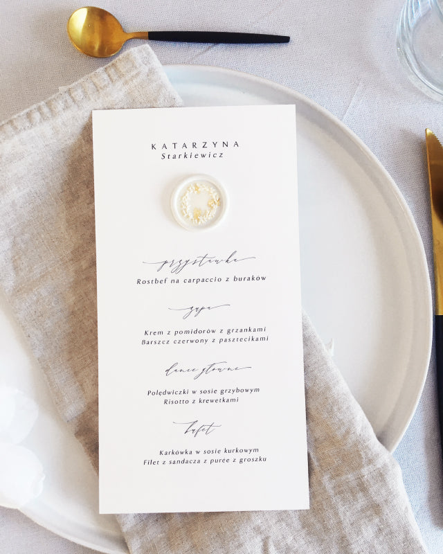 <font size="4">MENU z winietką</font>